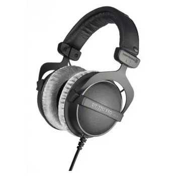 Auriculares de estudio Beyerdynamic DT 770 PRO 80Ω — cerrados, circumaurales, 5–35000 Hz, 96 dB, 3,5 mm, conector chapado en oro
