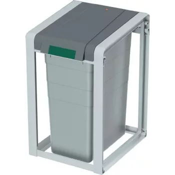 Cubo de basura Hailo ProfiLine Öko XL 0935-202 38 l, gris