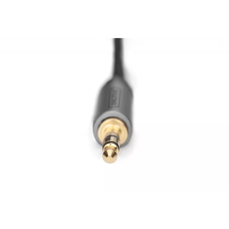 Digitus | Cable en Y estéreo de 3,5 mm a 2RCA, macho a macho | DB-510330-018-S | 3,5 mm estéreo | 2x conector RCA macho