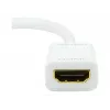 Adaptador de cable de vídeo LOGILINK Mini DisplayPort a HDMI tipo A CV0036A, 0,1 m, gris