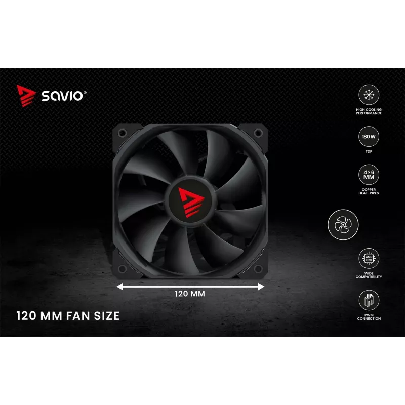 SAVIO VORTEX X2 Disipador de CPU