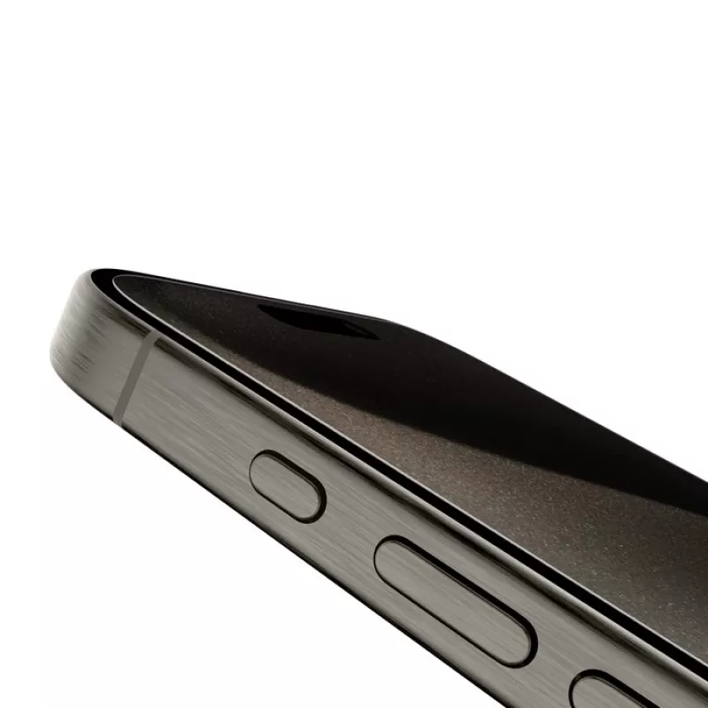 Lámina protectora de pantalla con privacidad Belkin OVA169HQ para iPhone 16 Pro antibacteriana resistente a golpes