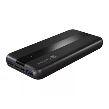 NATEC TREVI SLIM Q V2 polímero de litio (LiPo) 10000 mAh negro