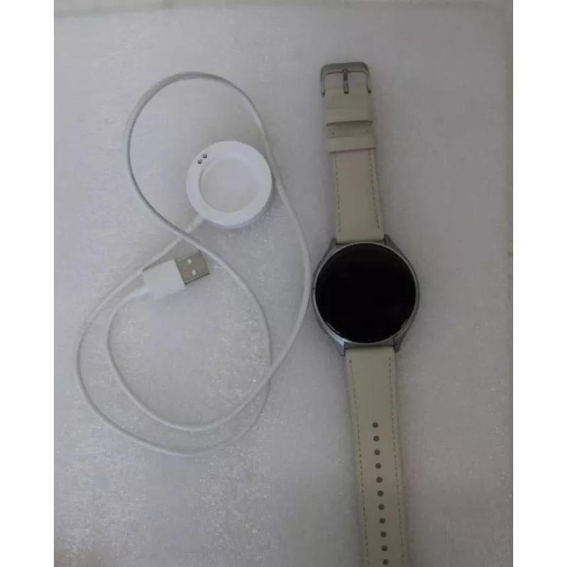 AGOTADO. Xiaomi Watch 2 Titan carcasa gris con correa de piel blanca | AGOTADO. Xiaomi Watch 2 Titan | Smartwatch | GPS (satélite) | AMOLED | 1,43 inch | USADO, ARAÑAZOS EN LA PANTALLA