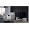Soporte de TV Cama VIVA 180 blanco/blanco brillante + negro
