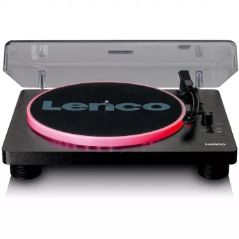 Lenco LS-50LED - Tocadiscos - 4 W (total) - Negro (A004784)