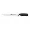 Set de cuchillos y tabla de cortar ZWILLING 35145-000-0 — 7 piezas, hojas de acero inoxidable, mangos de plástico, incluye cuchillo de pan, pelador, cocinero, de trinchar, compartimento para tijeras