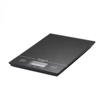Adler AD 3138 b Báscula de cocina mecánica Negra Encimera Rectangular