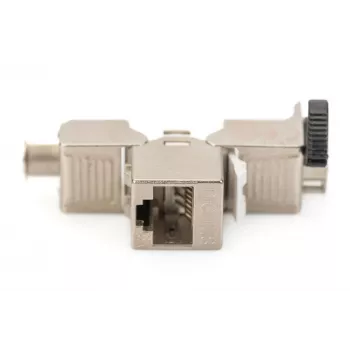 Módulo keystone Cat. 6A Digitus blindado gestor de cables inteligente 8 uds.