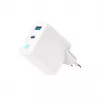 Cargador Gembird TA-UC-PDQC65L-W-01 para dispositivos móviles universal blanco AC carga rápida interior