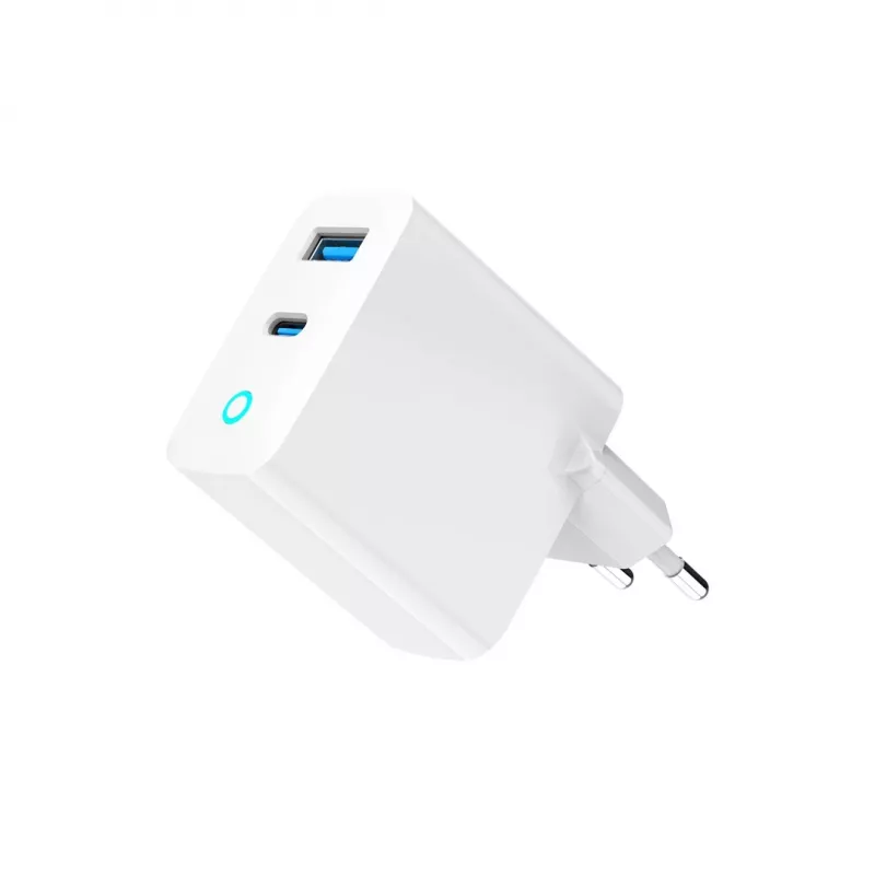 Cargador Gembird TA-UC-PDQC65L-W-01 para dispositivos móviles universal blanco AC carga rápida interior