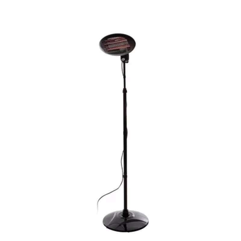 Calefactor eléctrico Sunred SMQ2000A para interior y exterior negro 2000 W calefactor eléctrico de cuarzo