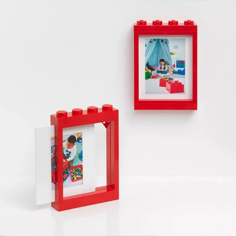 Marco de fotos room copenhagen LEGO Bright Red 41131730 — marco de mesa decorativo, rojo brillante