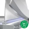 Cortapapeles de precisión Leitz Office A4+, 15 hojas, sujeción manual, acero inoxidable, A4 Maxi, 80 g/m², cristal