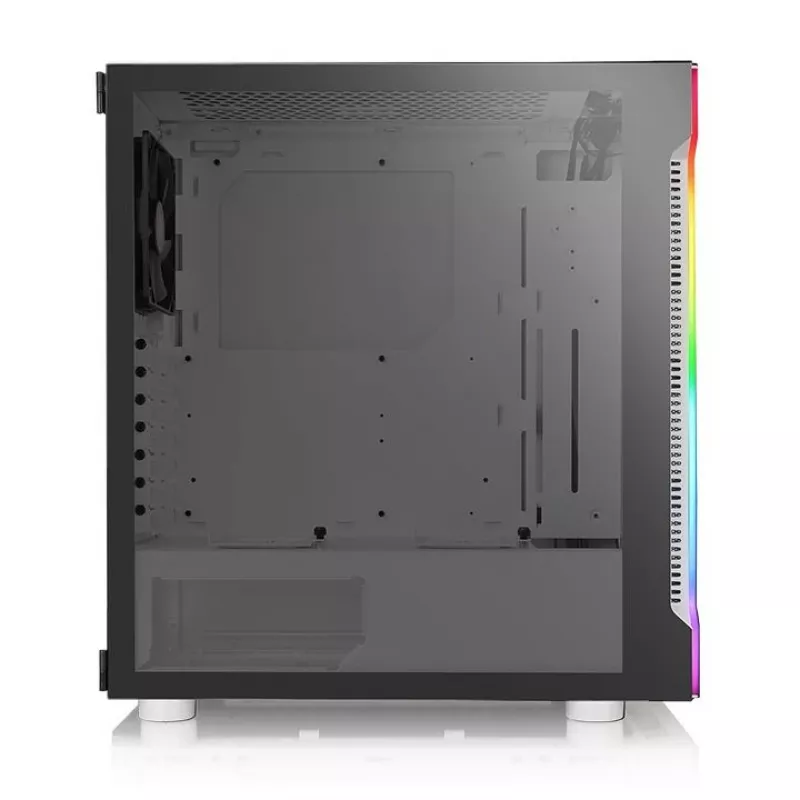 Caja de PC Thermaltake H200 TG Snow RGB semitorre blanca