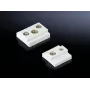 Ranura en T Rittal SV 9342.560, blanca, pack de 6, compatible con 9342.500/.510/.504/.514/.540/.550