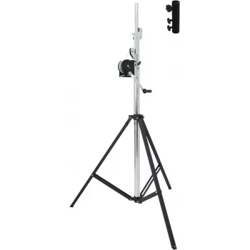 Trípode EUROLITE STT-400/85 con STV-3529 — altura 2,5 m, capacidad de carga 30 kg