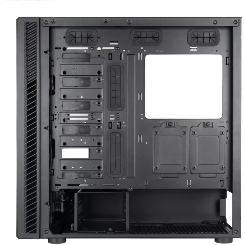 Caja SilverStone SETA Q1 Midi Tower, negro