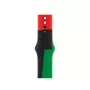 Correa Apple 44mm negro Unity Sport Band S/M negro verde rojo