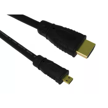 Cable HDMI SBOX HDMI-MICRO/R 1.4 2 m — Micro-HDMI a HDMI, versión 1.4, 2 metros de longitud