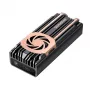 GrauGear G-M2U4-40G-F carcasa externa para SSD M.2 NVMe, PCIe 4.0, USB4 (USB-C), 40 Gbit/s, aluminio, con ventilador, negra