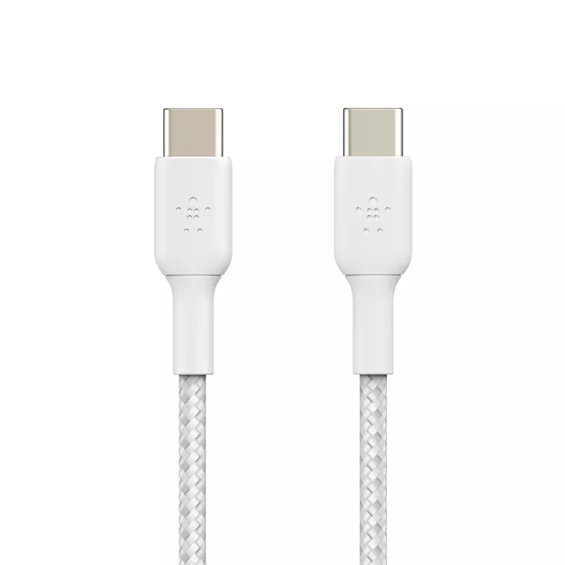 Belkin BOOST CHARGE - cable USB - USB-C de 24 pines (macho) a USB-C de 24 pines (macho) - USB 2.0 - 2 m - blanco