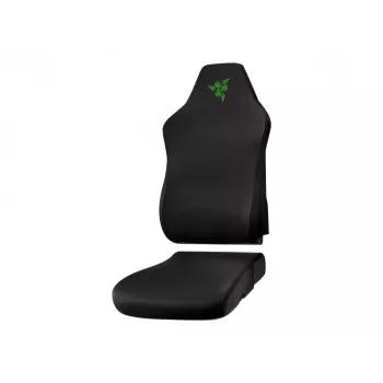 Fundas para silla gaming Razer RC81-04430100-R3M1 — negro con detalles verdes, fundas de tela de repuesto