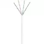 Wentronic CAT 6 U/UTP 100m - Cat6 - U/UTP (UTP) - blanco - policloruro de vinilo (PVC) - 24/7 (94964)