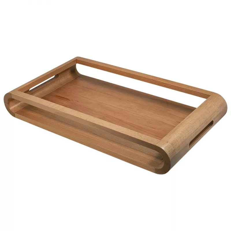 Bandeja de servir artelegno VASDG de doble cara Haya 27 x 49 cm