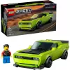 Coche de juguete de construcción LEGO Speed Champions Dodge Challenger SRT Hellcat 77237 — 390 piezas, 1 minifigura, edad recomendada 9+