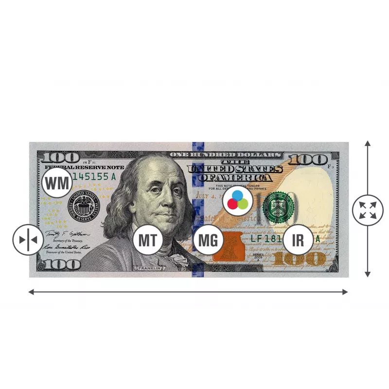 Detector de billetes falsos Safescan 185-S Negro