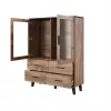 Conjunto de salón Cama LOTTA 2 (aparador 150 2D3DR + aparador 110 2D4DR + vitrina 120 + mesa de centro 110)