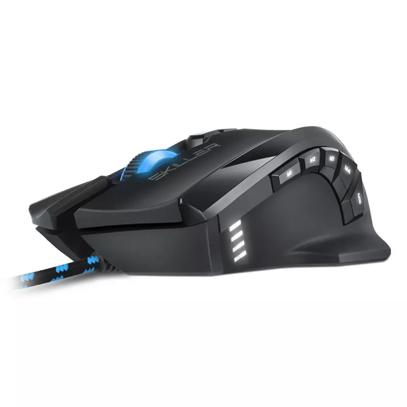 Sharkoon Skiller SGM1 ratón gaming diestro USB Type-A óptico 10800 DPI