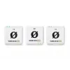 RØDE Wireless ME Dual blanco - sistema de micrófono inalámbrico compacto con dos transmisores para grabaciones de dos canales