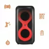 Equipo de música portátil MANTA SPK0401B100 altavoz Bluetooth, 100 W de potencia máxima, radio FM, karaoke, batería integrada, X-BASS
