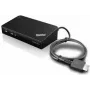 Base de acoplamiento/replicador de puertos para portátil Lenovo 40A40090IT con cable negro
