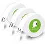 Rollo de etiquetas Olympia 6312 – 14 mm x 7,5 m, etiquetas de papel autoadhesivas blancas