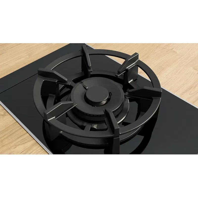 Placa de cocina Bosch Serie 8 PRA3A6I10 negra integrada 30 cm gas 1 zona(s)