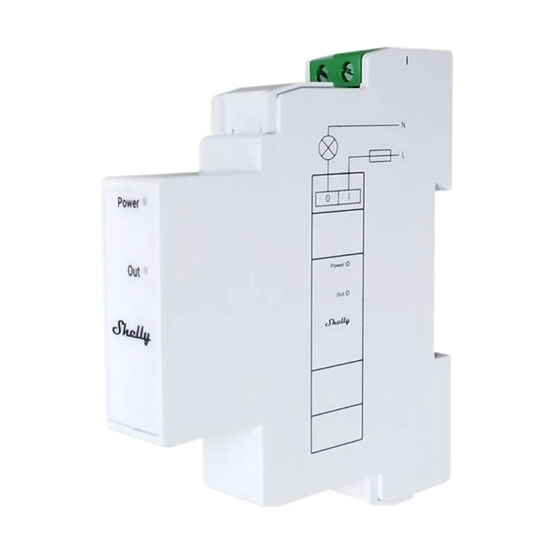 Medidor de energía Shelly Pro 3EM dispositivo de monitorización Wi-Fi trifásico para consumo eléctrico y gestión de cargas