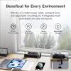 Regleta de enchufes DIGITUS 3 tomas con 2×USB-A y 1×USB-C, 3 tomas AC tipo E/F, cable de 1,5 m, negra