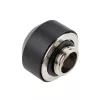 Racor para tubo rígido OPTIMUS 12 mm, negro – racor individual de anillo de compresión para tubos rígidos