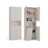 Armario de baño Nel DK 1K cesta color crema