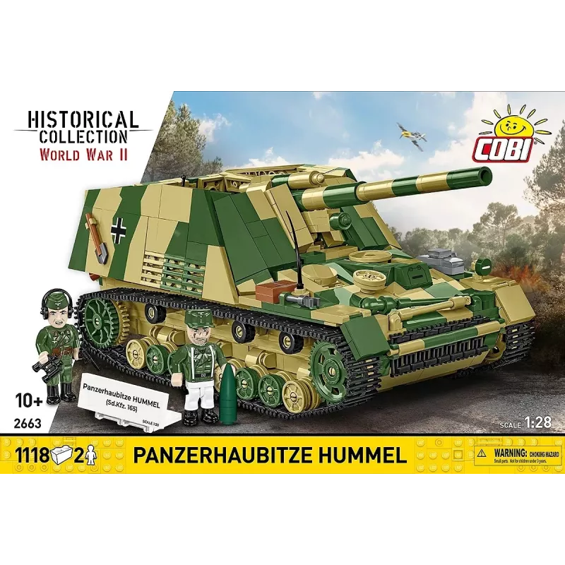 Set de construcción Cobi Panzerhaubitze Hummel 1118 piezas maqueta
