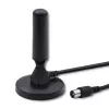 Antena de TV interior QOLTEC 57016 DVB-T2 – diseño compacto para recepción digital terrestre