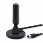Antena de TV interior QOLTEC 57016 DVB-T2 – diseño compacto para recepción digital terrestre
