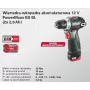 Metabo 7489929 taladro atornillador a batería