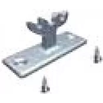 Bachmann Easy-Desk-3G Soporte para canaleta pasacables, plata