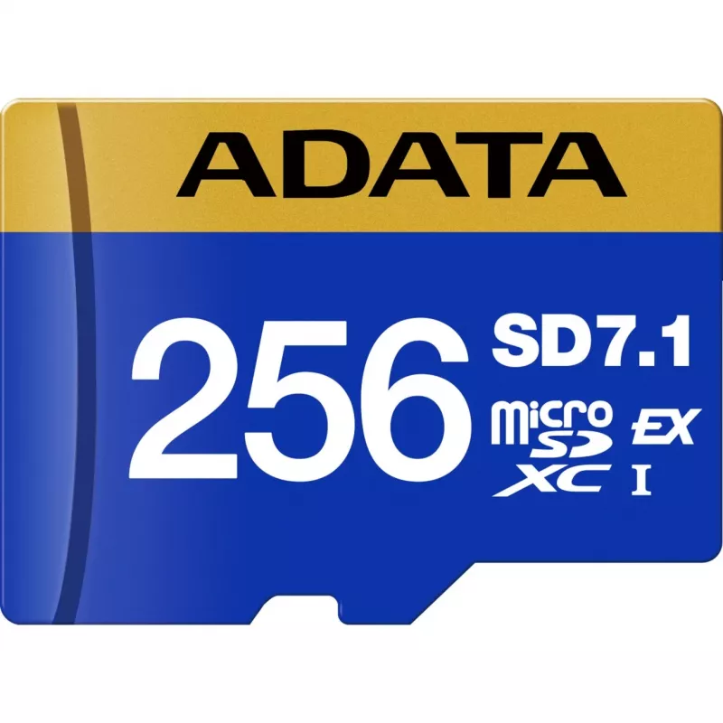 Tarjeta de memoria ADATA Premier Extreme microSDXC SD7.1 Express 256GB, lectura 800 MB/s, escritura 700 MB/s, UD256GEX3L1-C
