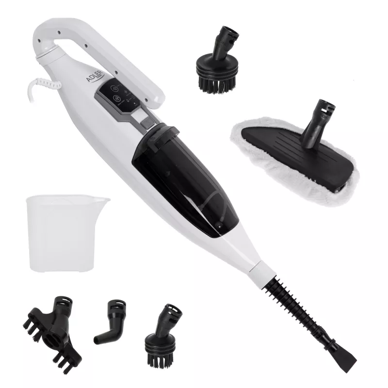 Adler AD 7052 mopa de vapor rotatoria blanca