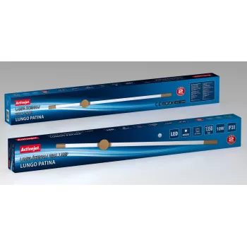 Lámpara de pared LED Activejet AJE-LUNGO Patina